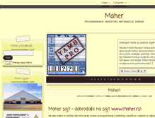 Tablet Screenshot of maher.rs