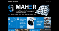 Desktop Screenshot of maher.com