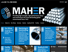 Tablet Screenshot of maher.com